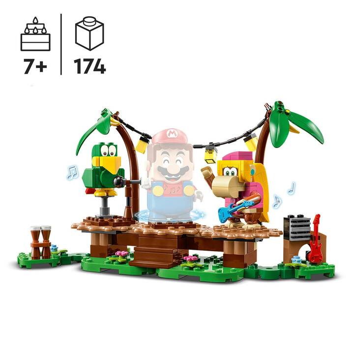 LEGO Super Mario Pack di espansione Concerto nella giungla di Dixie Kong (71421)