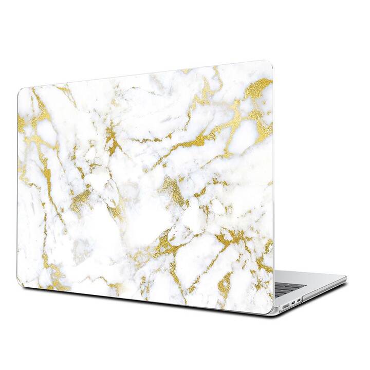 EG Hardcase (Macbook Air 15" M2 2023, Marmo, Bianco)