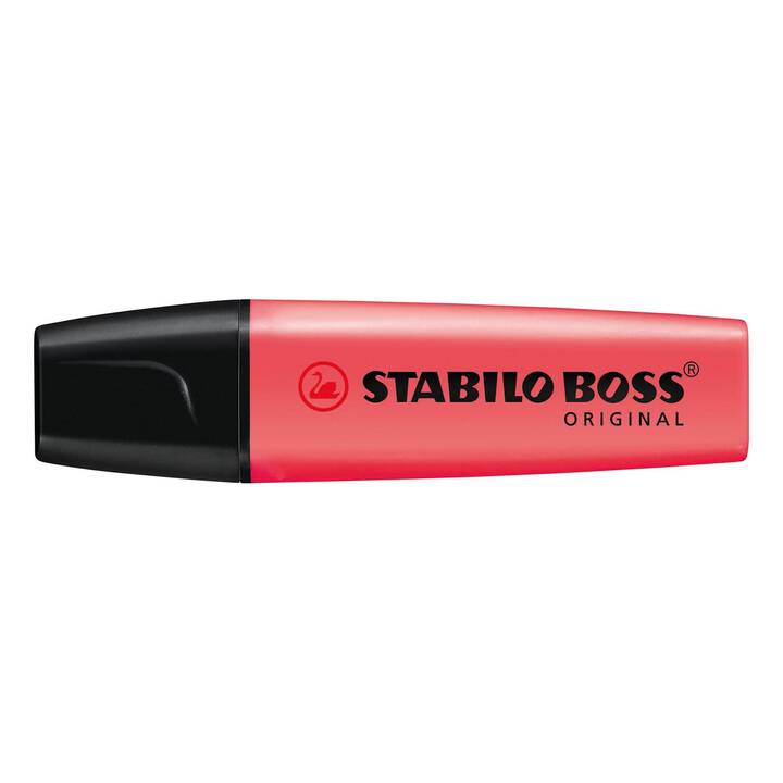 STABILO Surligneur Boss Original (Mauve, Rose, Jaune, Orange, Vert, Rouge, Bleu, Turquoise, 8 pièce)