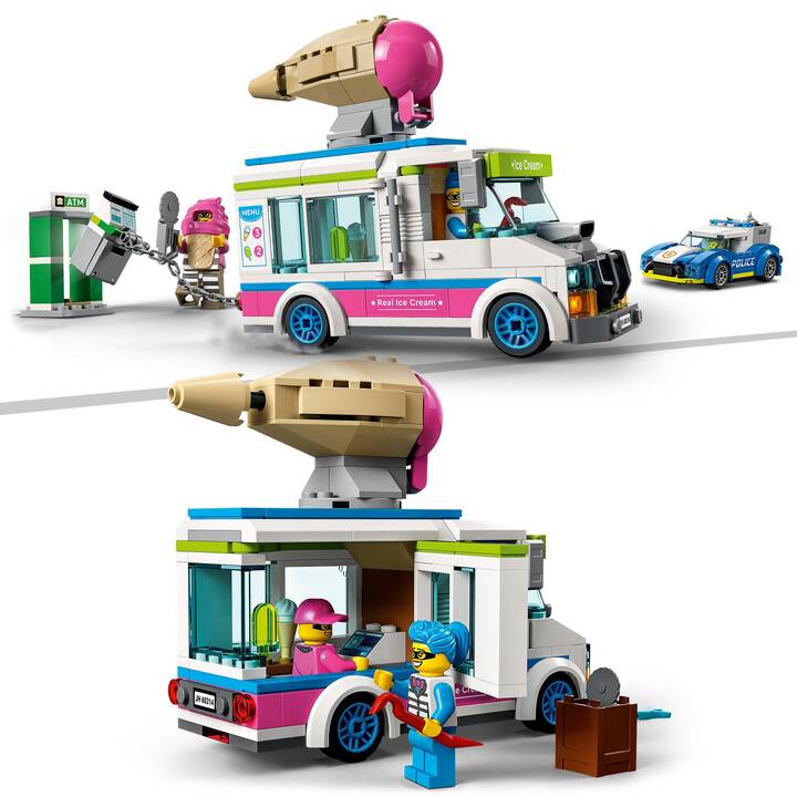 LEGO City La course-poursuite du camion de glaces (60314)