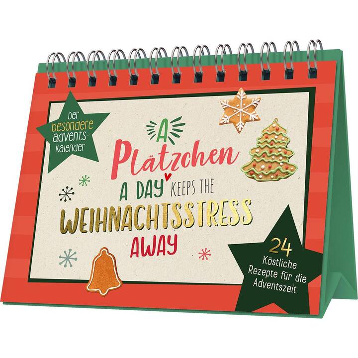 NAUMANN UND GOEBEL Calendario dell'avvento di ricette A Plätzchen a day keeps the Weihnachtsstress away