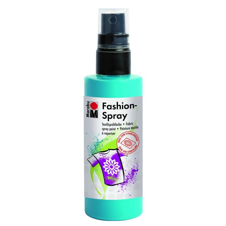 MARABU Textile couleur Fashion Spray (100 ml, Turquoise, Multicolore)