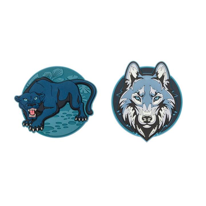 SCHNEIDER Pendentif sac à dos Panther + Wolf (Bleu foncé, Turquoise, Multicolore)