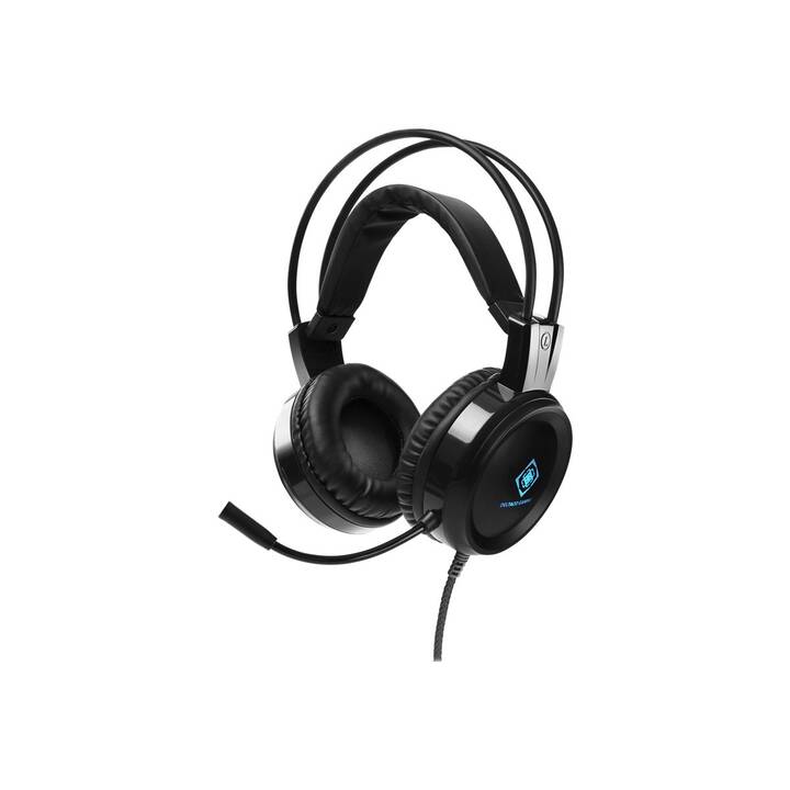 DELTACO Gaming Headset DH110 (Over-Ear, Kabel)