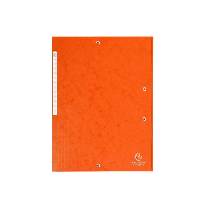 EXACOMPTA Gummizugmappe Maxi  (Orange, A4, 1 Stück)