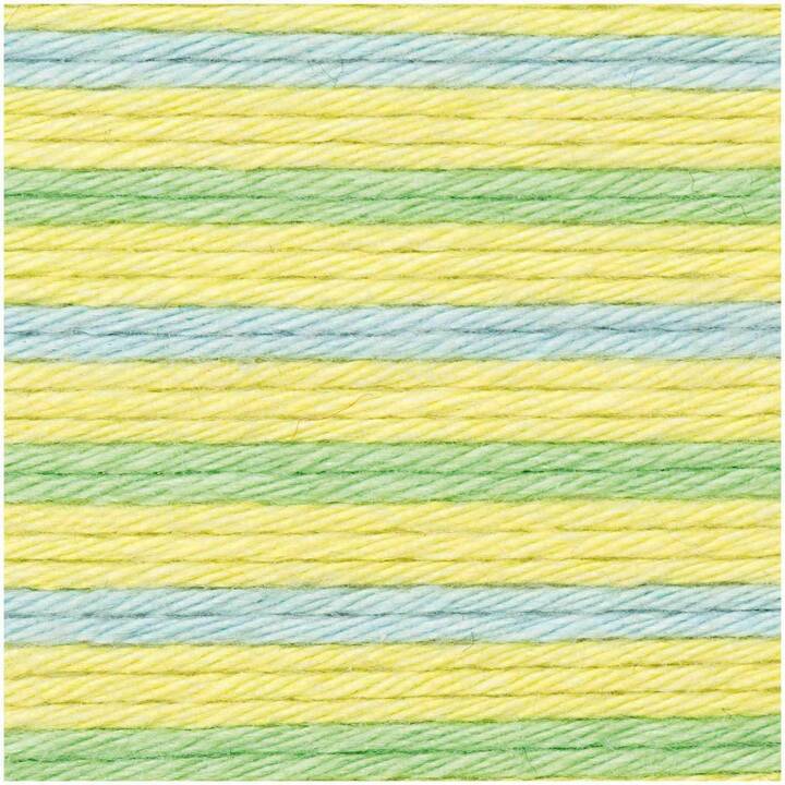 RICO DESIGN Lana Essentials Cotton soft (50 g, Verde chiaro, Verde, Multicolore)