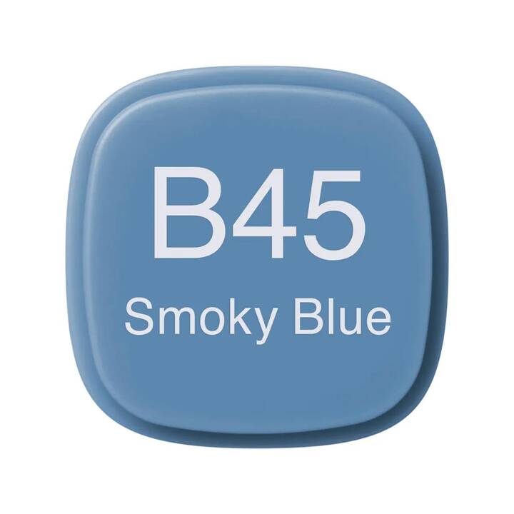 COPIC Marqueur de graphique Classic B45 Smoky Blue (Bleu, 1 pièce)