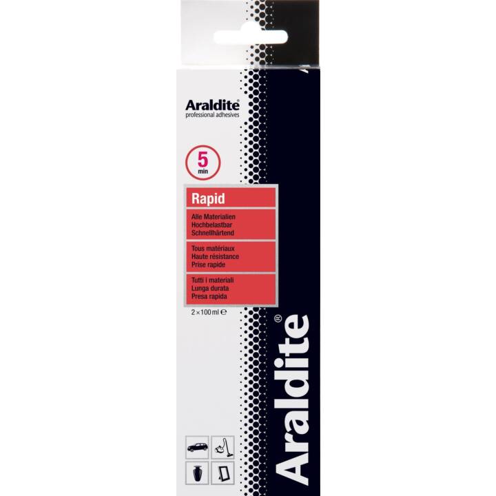 ARALDITE Colles spéciales Rapid (200 ml, 2 pièce)