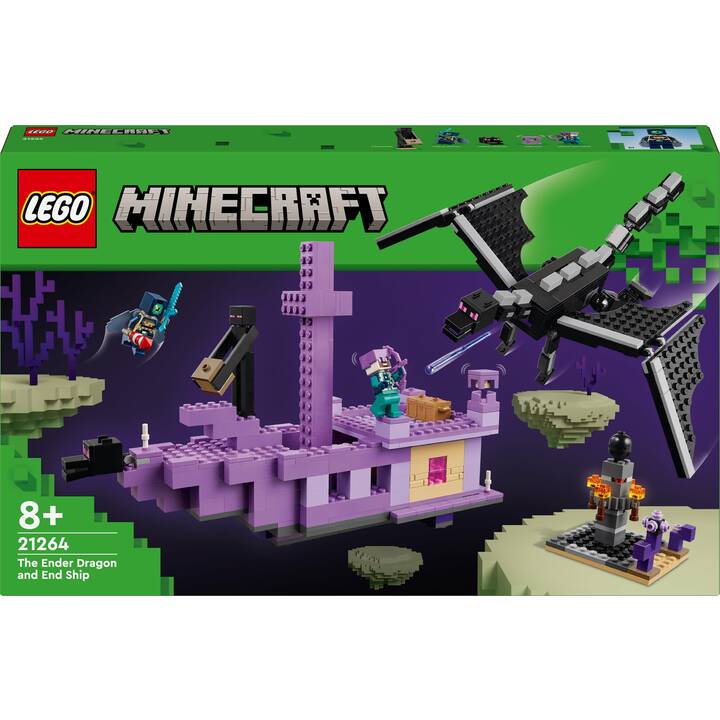 LEGO Minecraft Le dragon et le navire de l’Ender (21264)
