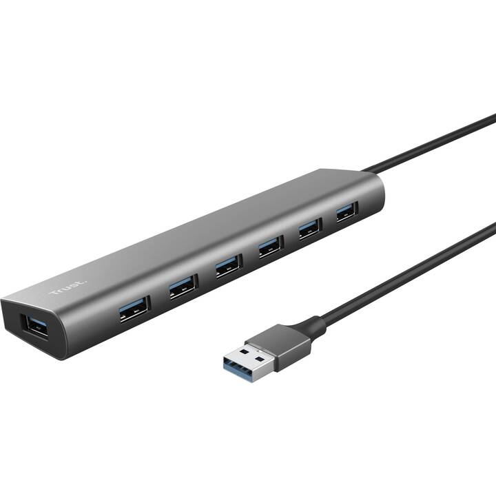 TRUST Halyx 7C (8 Ports, USB C, USB A)