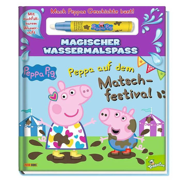 Peppa Pig: Peppa auf dem Matschfestival - Magischer Wassermalspass