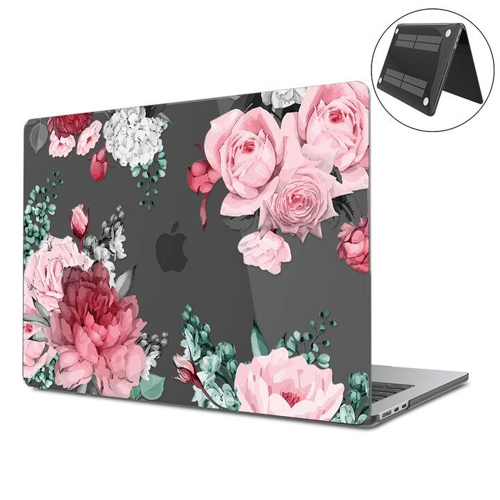 EG Hardcase (Macbook Air 15" M2 2023, Blumen, Transparent)