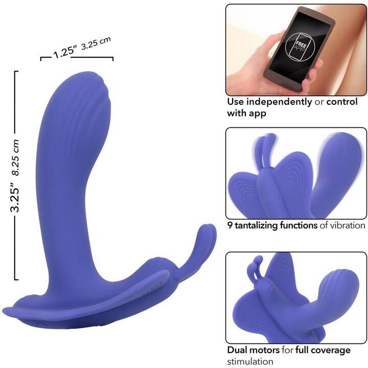 CALEXOTICS Vibrateur classique Connect Venus Butterfly