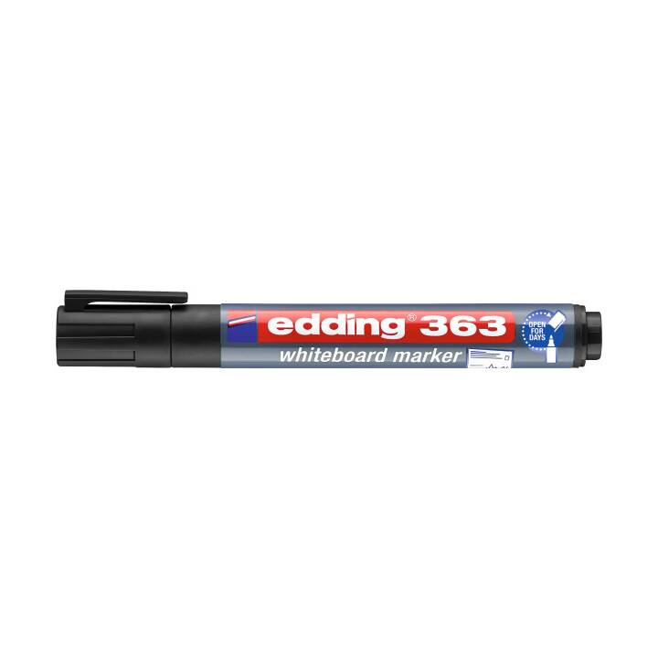 EDDING Whiteboard Marker (Schwarz, 1 Stück)