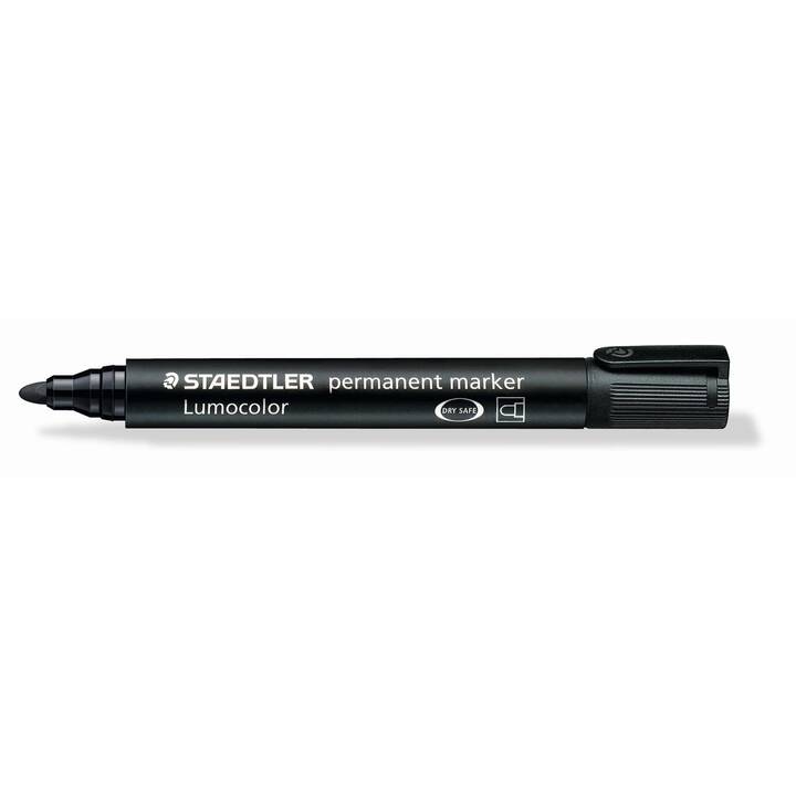 STAEDTLER Marqueur permanent Lumocolor (Noir, 1 pièce)