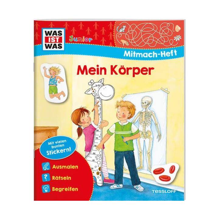 WAS IST WAS Junior Mitmach-Heft Mein Körper