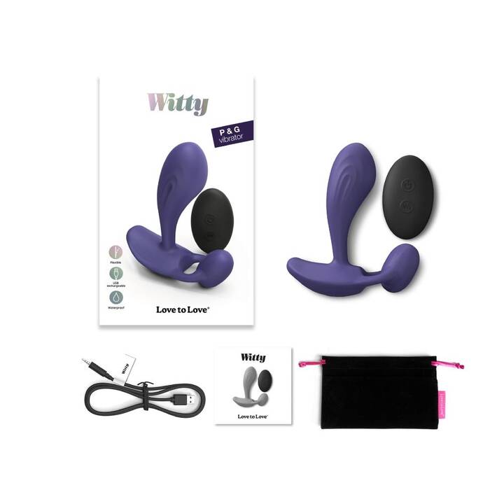 LOVE TO LOVE Anal & Vaginal Vibrator Witty