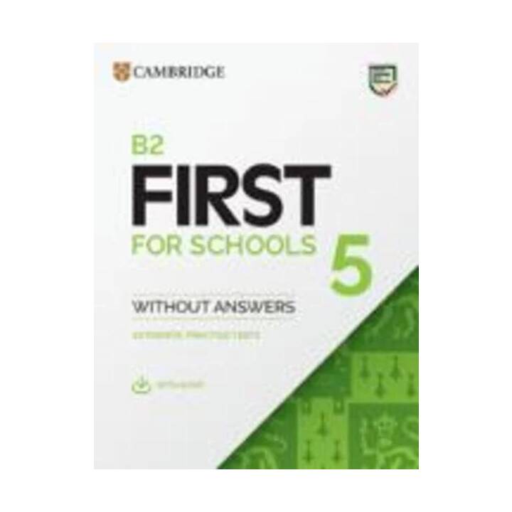 B2 First for Schools 5 Student's Book without Answers with Audio