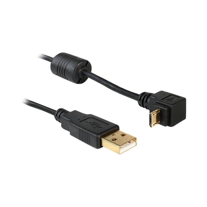 DELOCK USB-Kabel (Micro USB 2.0 Typ-B, USB 2.0 Typ-A, 1 m)