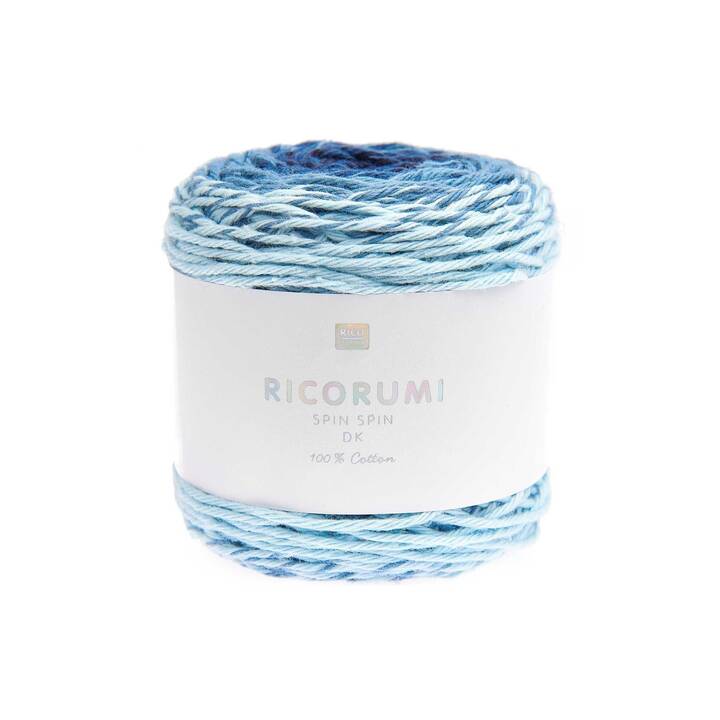 RICO DESIGN Laine Ricorumi Spin Spin (50 g, Bleu)