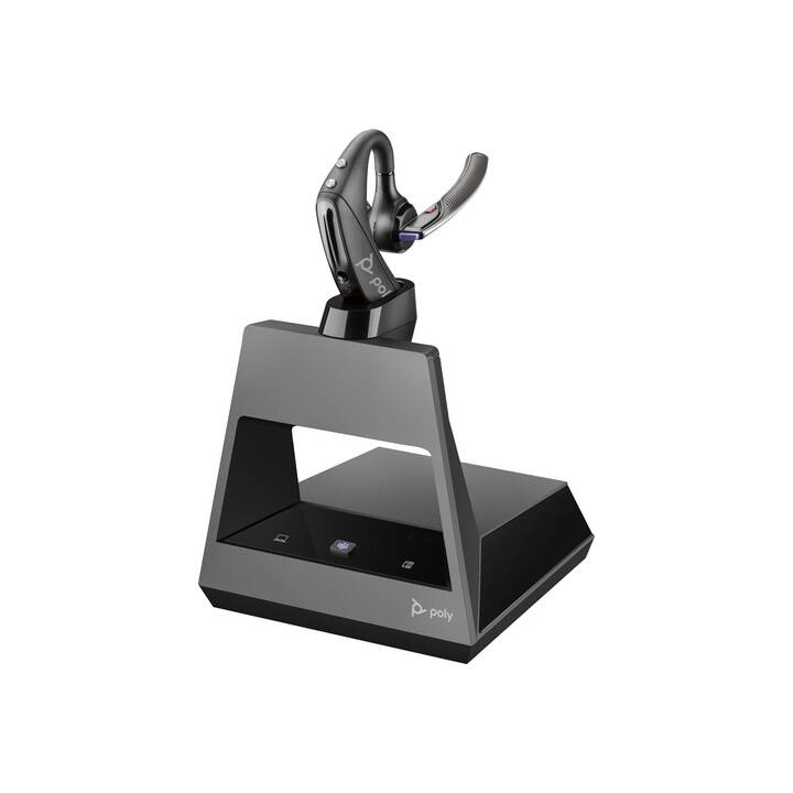 HP Casque micro de bureau Poly Voyager 5200-M (In-Ear, Sans fil, Noir)