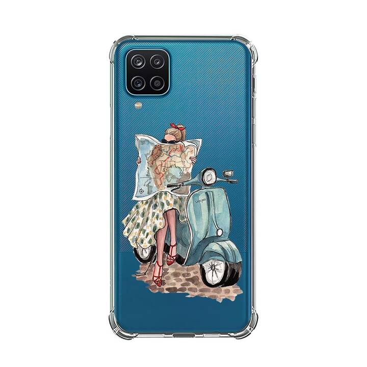 EG Backcover (Galaxy A22 5G, Viaggiare, Transparente)