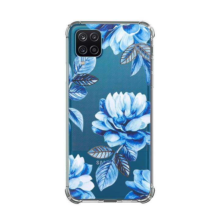 EG Backcover (Galaxy A22 5G, Fiore, Transparente)