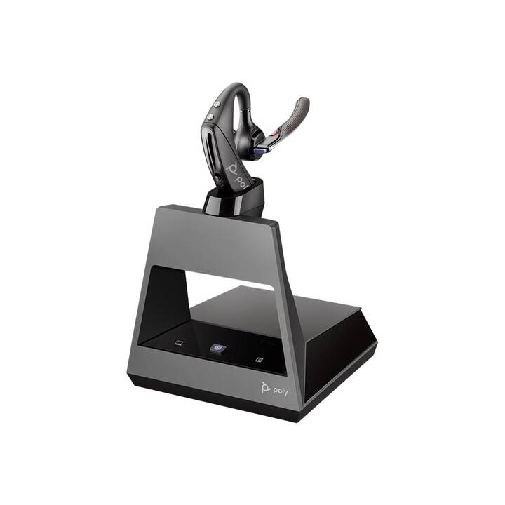 POLY Casque micro de bureau Voyager 5200 (On-Ear, Sans fil, Noir)
