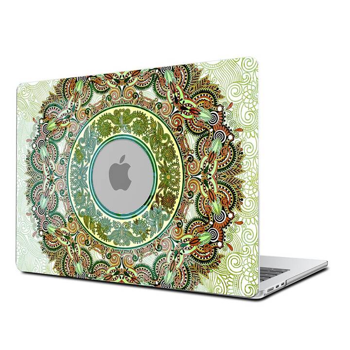 EG Hardcase (MacBook Air 13" M2 2022, Mandala, Grün)