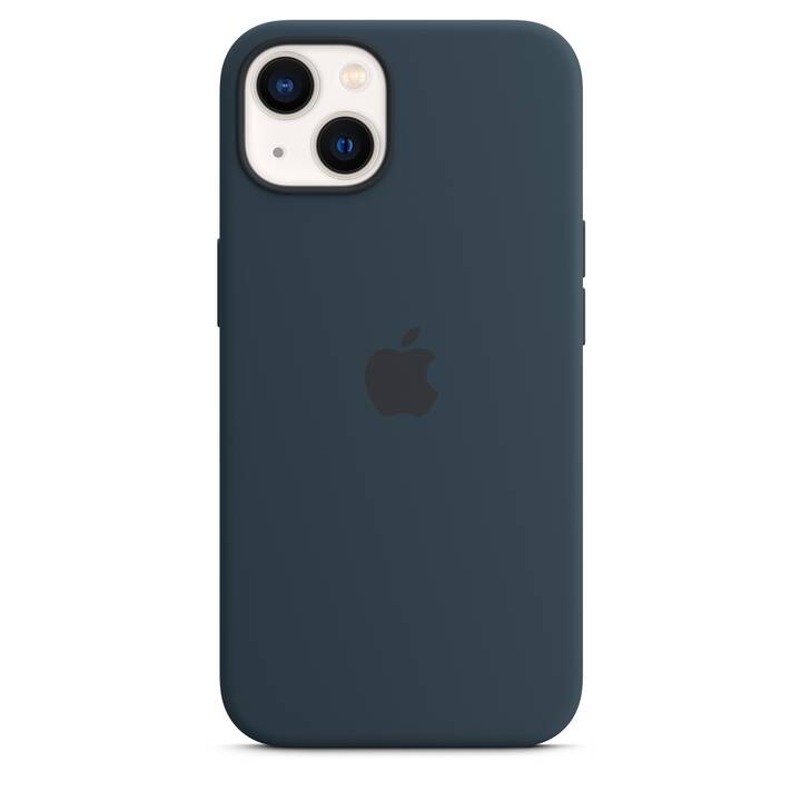 APPLE Backcover MagSafe (iPhone 13, Bleu abysse)