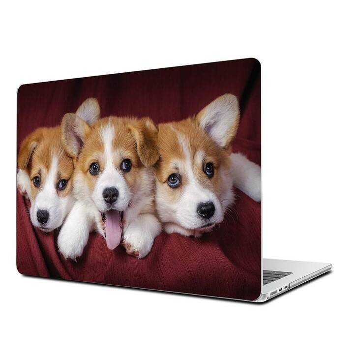 EG Hardcase (MacBook Air 13" M2 2022, Hunde, Braun)