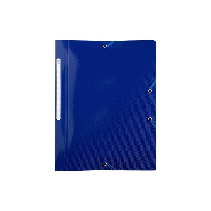 EXACOMPTA Cartellina con elastico Bee (Blu marino, A4, 1 pezzo)