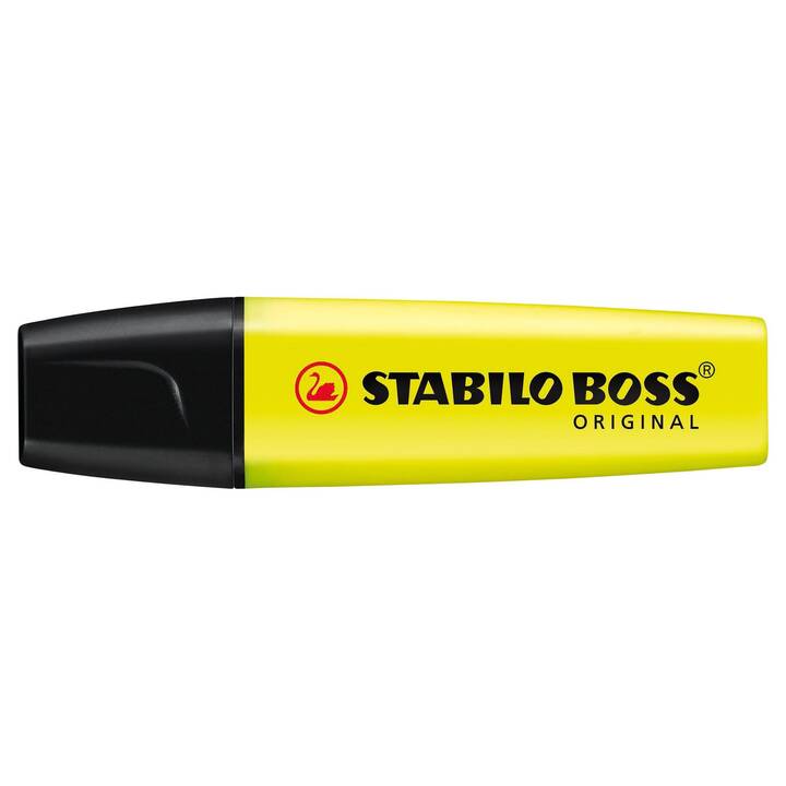 STABILO Surligneur Boss Original (Mauve, Rose, Jaune, Orange, Vert, Rouge, Bleu, Turquoise, 8 pièce)