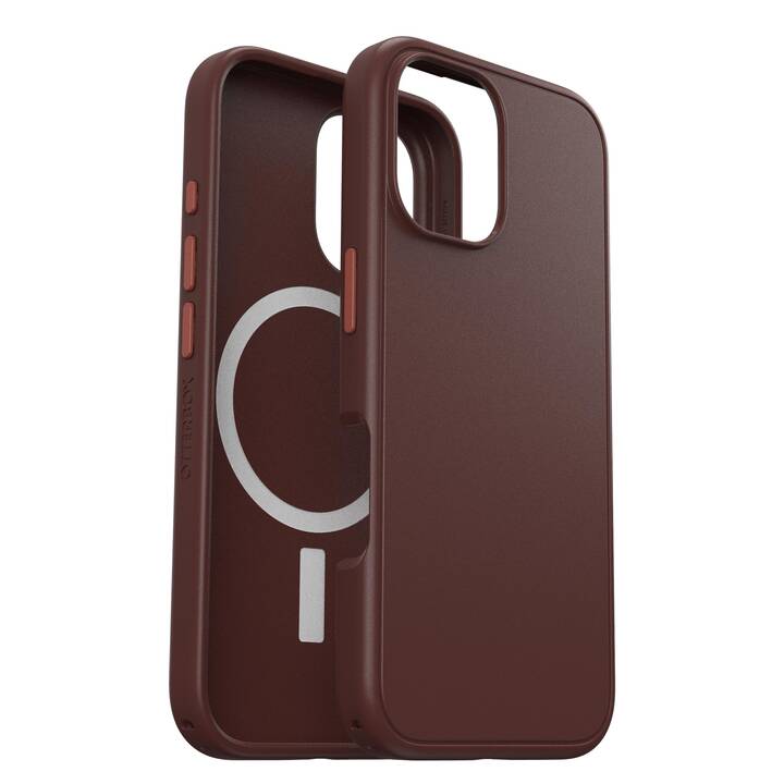 OTTERBOX Backcover MagSafe Symmetry Series (iPhone 16, Brun)