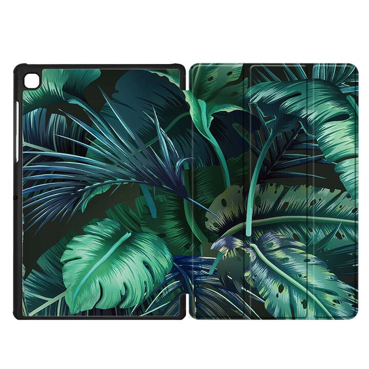 EG coque pour Samsung Galaxy Tab A7 Lite 8.7" (2021) - vert - feuilles