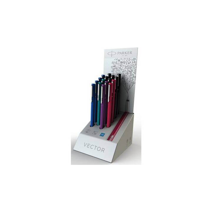 PARKER Vector Penne stilografice (Nero, Porpora, Blu, Rosso)