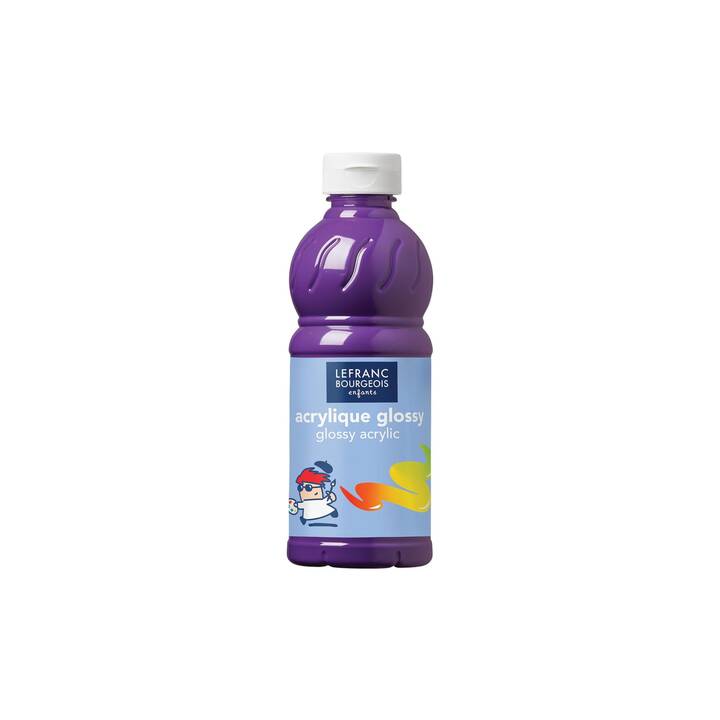 LEFRANC BOURGEOIS Acrylfarbe Glossy (500 ml, Violett)