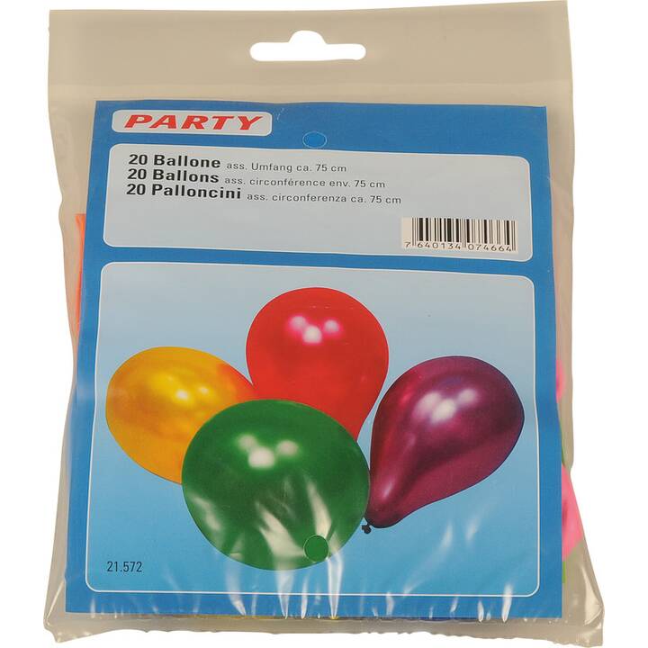 PARTY Ballon (75 cm, 20 Stück)