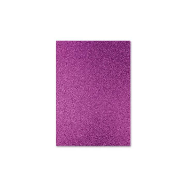 URSUS Glitzerpapier (Pink, Rosa, A4, 10 Stück)