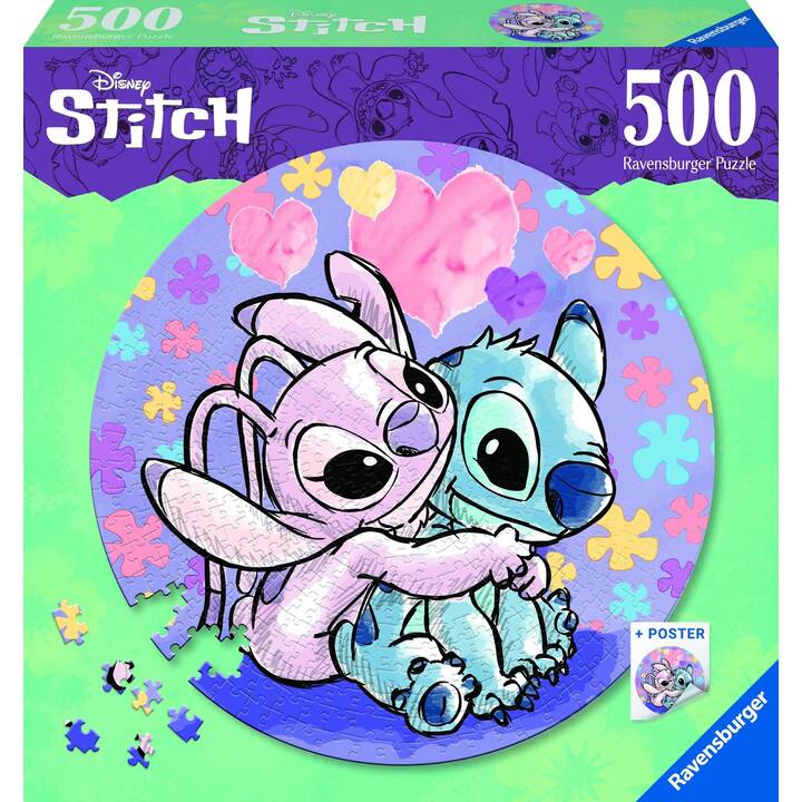 RAVENSBURGER Lilo & Stitch Puzzle (500 Parti)