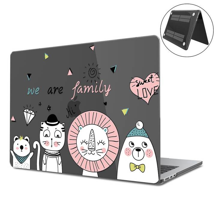 EG Hardcase (MacBook Air 13" M3 2024, Kunst, Transparent)