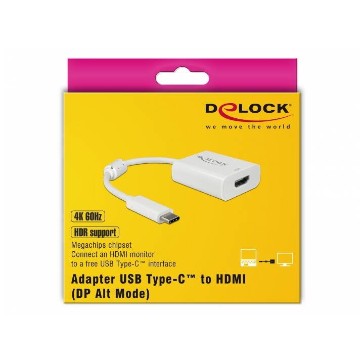 DELOCK Adattatore video (USB Tipo-C)