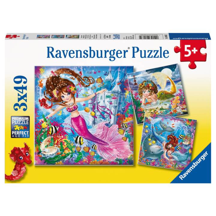 RAVENSBURGER Märchen Puzzle (3 x 147 x, 49 x)