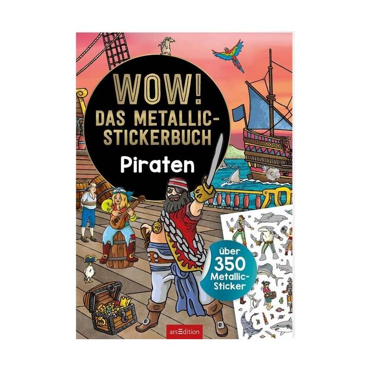 ARS EDITION Livres autocollants (Pirates)