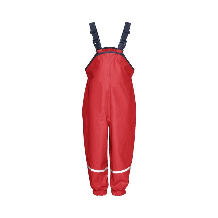 PLAYSHOES Pantaloni antipioggia per bambini (74, Rosso)