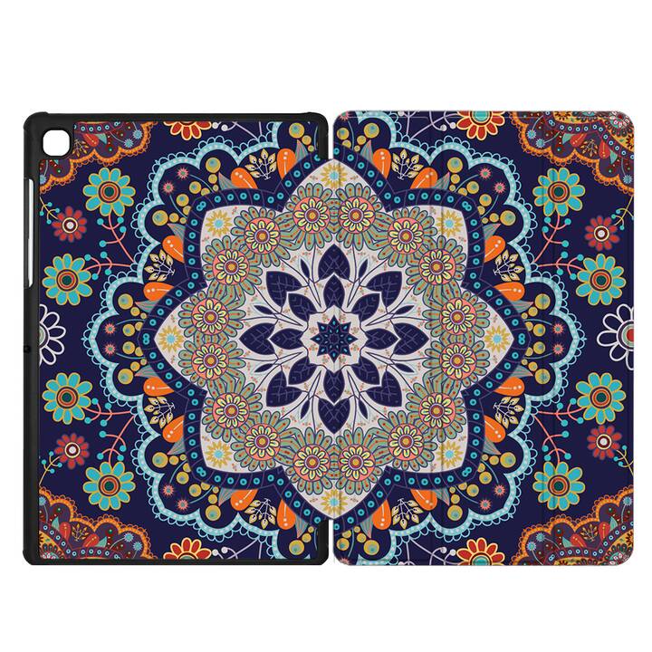 EG coque pour Samsung Galaxy Tab A7 Lite 8.7" (2021) - bleu - paisley