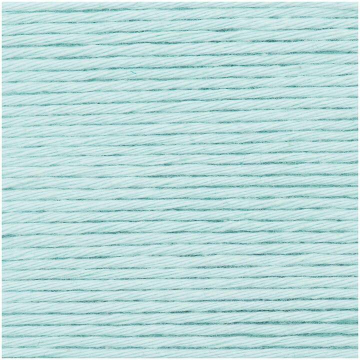RICO DESIGN Laine Creative Cotton Aran (50 g, Bleu)