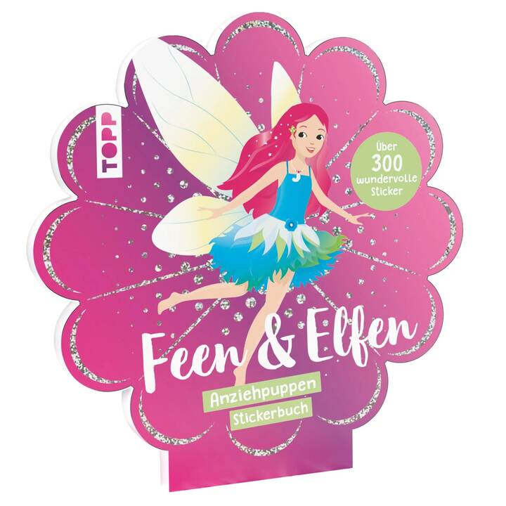 Anziehpuppen-Stickerbuch: Feen & Elfen