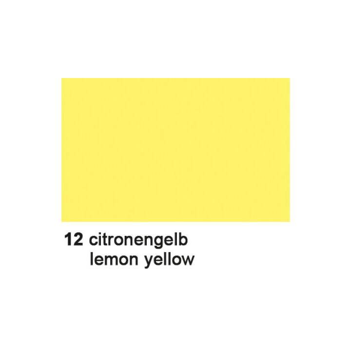 URSUS Tonzeichenpapier 12 (Gelb, 10 Stück)