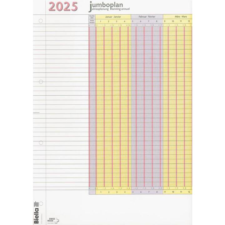 BIELLA Calendario anno Jumbo (2025)